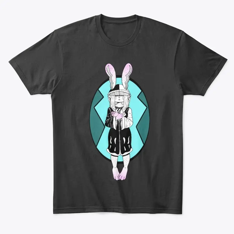 Emo Bunny - Anxiety Rising Bunny Tee 