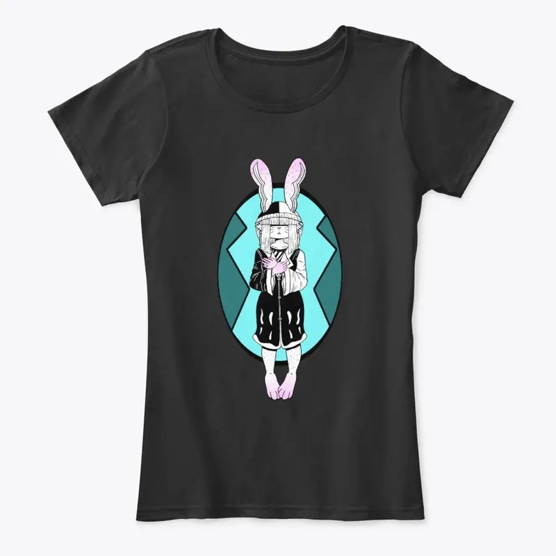 Emo Bunny - Anxiety Rising Bunny Tee 