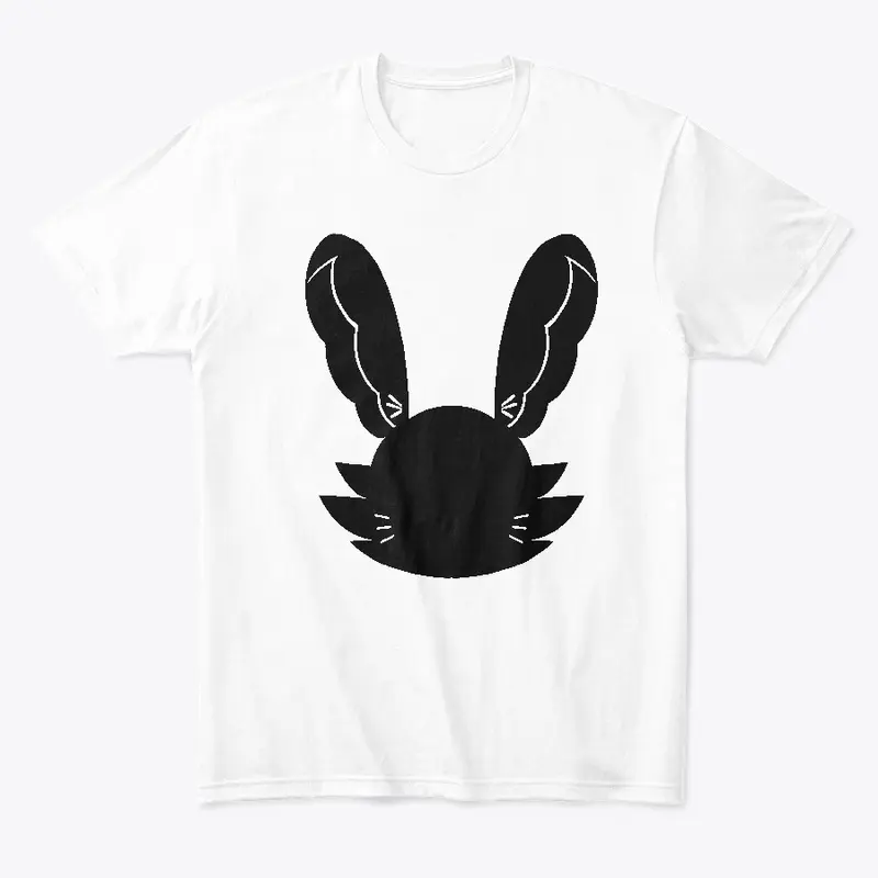 Emo Bunny: Black Logo -Mental Health Art